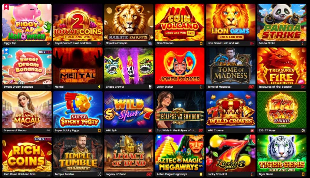 fairspin casino games